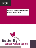 Butterfly Conservation Europe Activity Report 2019