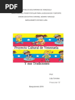 Proyecto Cultural de Venezuela