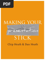 Making Presentations That Stick