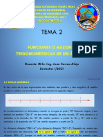 Tema 2, Funciones o Razones Trigonometricas de Un Ángulo