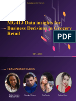 MG413 Data Insights For Business Decisions in Grocery Retail