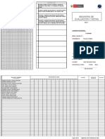 Registro de Evaluación Y Notas: F F FF F F F F F F F F F FFFFF