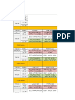 Horario Del Mes de Abril 2023 Central