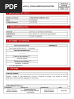 Ejemplo de MOF para Un Analista Contable