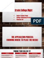 11th Grade College Night 2022-2023