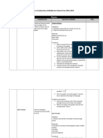 Calendar of Lab Activities