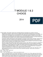 Module 1 & 2 Test