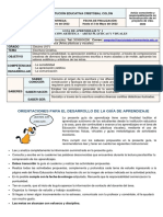 Guia Aprendizaje N°1 Escritura Creativa Grado Decimo (10°) 2022-2022