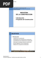 Industria de La Construccion: - Introducción - Proyectos de Construcción