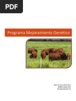 Programa Mejoramiento Genético Carne