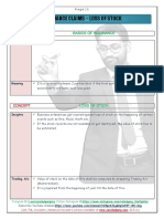 Insurance Claims - Loss of Stock: Concept