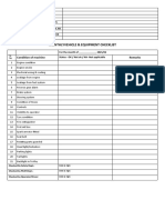 Tractor Checklist Monthly