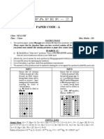 MATHEMATICS-11-03 - (12th & 13th) Paper-2