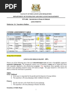 EFN 4302 Rubric - Mark Scheme Semester 2