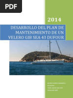 Desarrollo Del Plan de Mantenimiento de Un Velero Gib Sea 43 Dufour