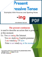 Present Progressive Tense PowerPoint