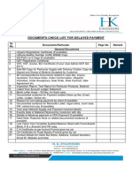 Documents Check List For Delayed Payments by Msme