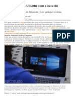 Como Deixar o Ubuntu Com A Cara Do Windows 10