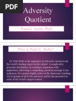 Adversity Quotient: Paul G. Stoltz, PHD