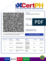 Vaccination Certificate