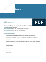 Lógica de Predicados: Conteudista: Revisão Textual: Revisão Técnica: Objetivos Da Unidade