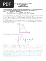 NTSE PHYSICS Worksheet 1