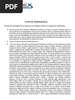 Plan de Emergencia de Esp. Confinado