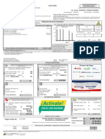Factura: Servicio de Electricidad