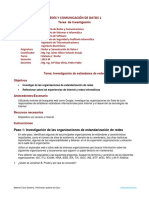 Redes Y Comunicación de Datos 1 Tarea de Investigación