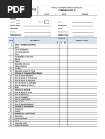 Checklist de Camión Volquete