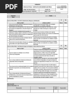 Formato Check List Rc22 - Contacto Con Energía Eléctrica