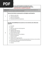 Lista de Verificaci N Del Portafolio de Evidencias. Desarrollo de La Cadena Productiva