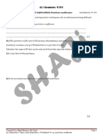 Ionic Equilibria (WS#04-Partition Coefficient)