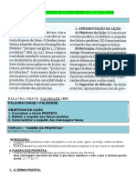 ROTEIRO PRINCIPAL EBD - Contra Os Falsos Profetas - ROTEIRO DA LIÇÃO 5