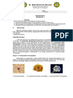 Activity No. 1 Microscopy Part 1