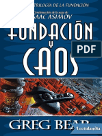 Fundacion y Caos - Greg Bear