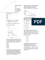 Lista de Exercícios de Geometria Analítica 2023 (Camarão)