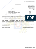 Orden de Pago: FECHA: 2023-03-30 00:07:45 Total Créditos Matriculados: 11