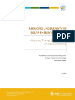 Reducing Uncertainty in Solar Energy Estimates