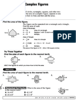 Area of Composite Figures Worksheet