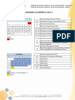 Calendário Acadêmico 2022.1: Janeiro D S T Q Q S S 1 2 9 16 23 30