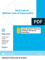 Physical Science SHS 17.4 Newtons Third Law of Motion Law of Interaction