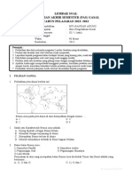 Soal PAS IPS KLS 9 Semester 1 DIKIRIM