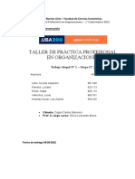 Taller de Práctica Profesional en Organizaciones: Trabajo Grupal #1 - Grupo #2