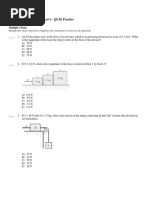 Applications of Newtons Laws - Practice Problems