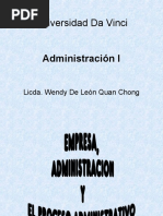 Empresa Administracion y Proceso Administrativo