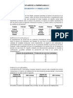 Regresión Y Correlación: Estadística Empresarial I