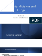 Bacterial Division And: Fungi