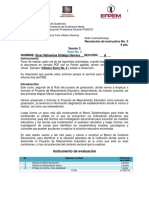 Resolución de Instructivo No. 3 6 Pts. Sesión 3 NOMBRE: Elver Nehemias Hidalgo Herrera SECCIÓN: - A