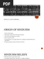 Hinduism and Its Educational Implications: Cristal Joy Santos-Herrera